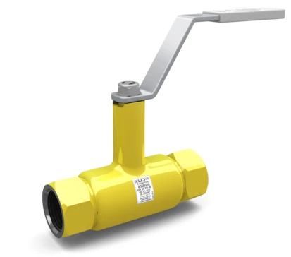 Кран шаровый резьбовой LD КШЦМ Gas 020.040.Н/П.02. стальной ст 20 Ду20 Ру40 МПа в Астане