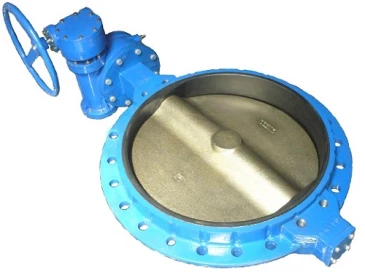 Затвор дисковый поворотный ABRA Ду700 Ру16 BUV-VF826D, межфланцевый, корпус - чугун, диск - чугун, редуктор, EPDM в Астане
